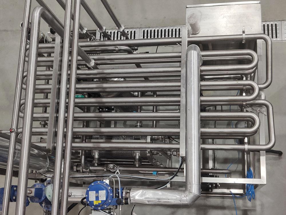6000L/hr Plate Type Flash Pasteurizer in Brewery